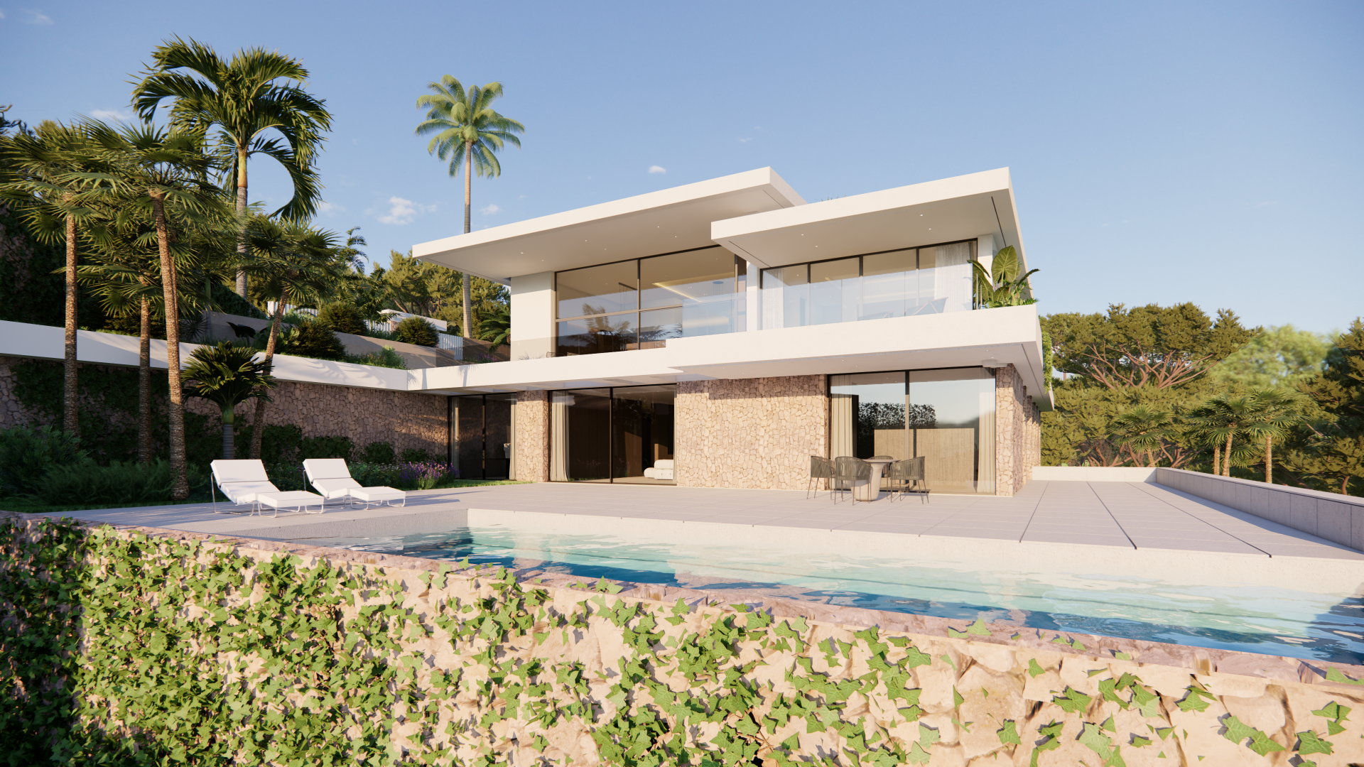 Modern villa with panoramic sea and mountain views in Las Lomas de La Quinta · Photo 31
