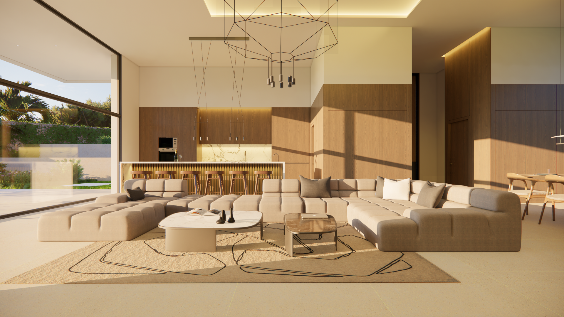 Modern villa with panoramic sea and mountain views in Las Lomas de La Quinta · Photo 9