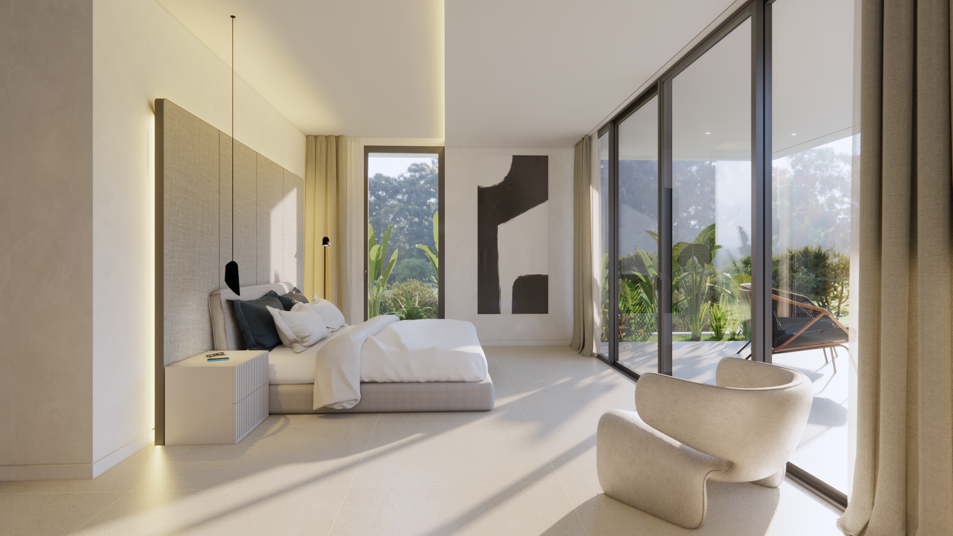 Modern villa with panoramic sea and mountain views in Las Lomas de La Quinta · Photo 11