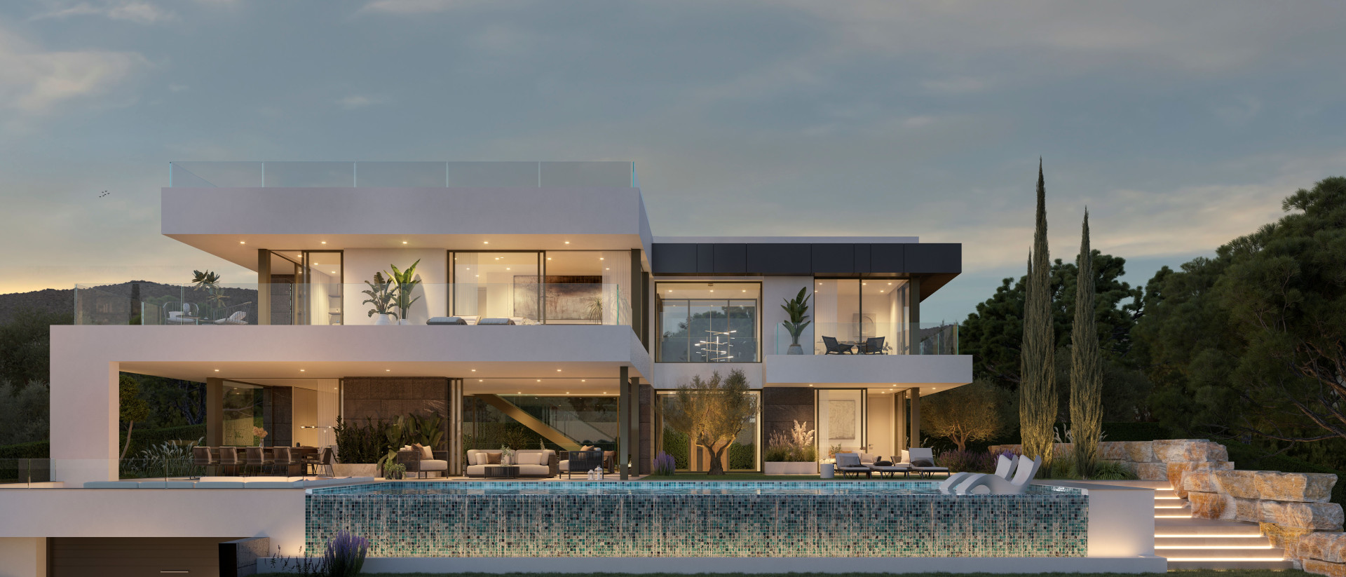 Luxury Villa with Panoramic Sea & Golf Views – Completion 2027, Artola Alta, Marbella · Photo 13