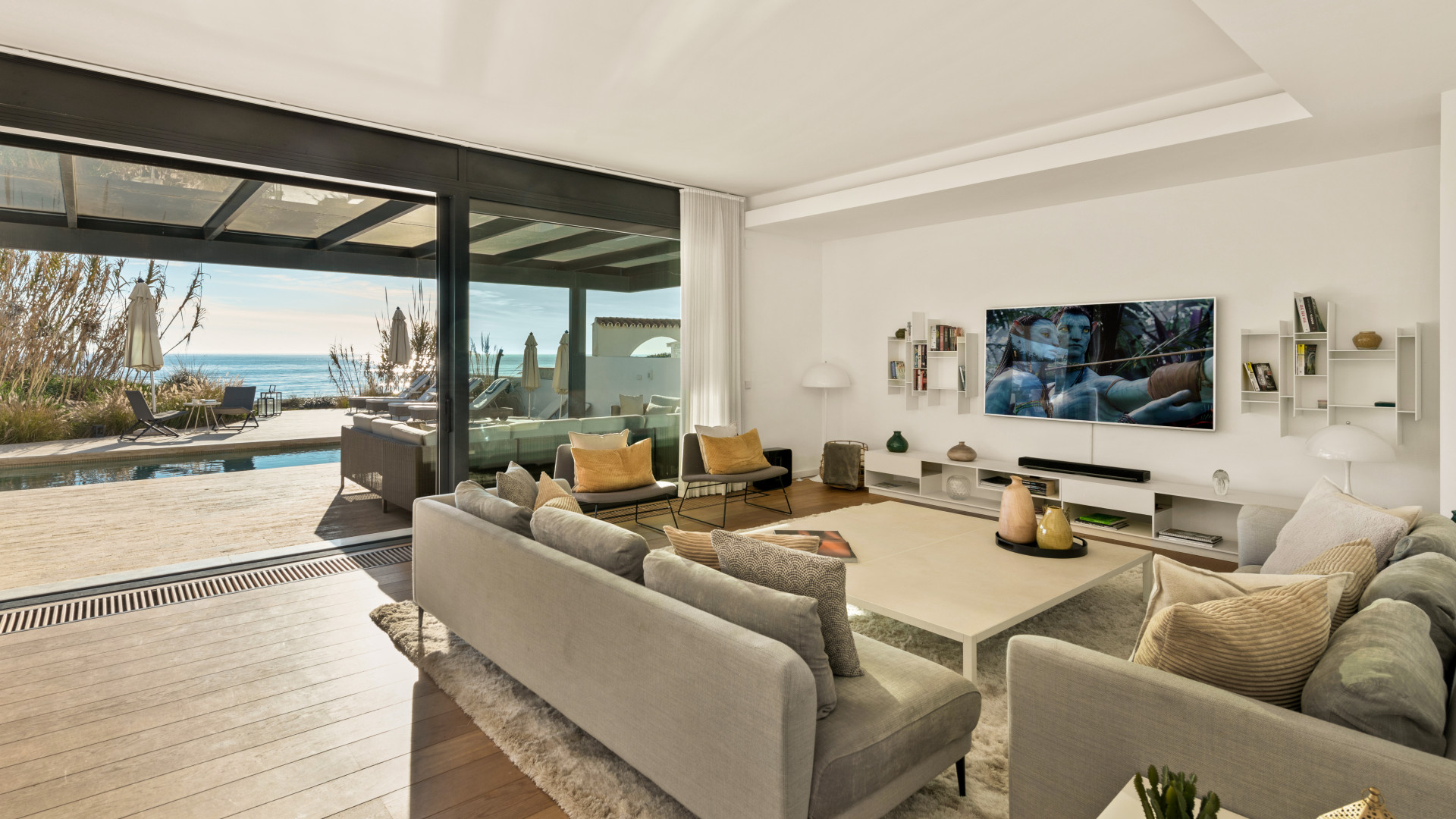 Spectacular South-East Facing Beachfront Villa with Direct Sea Access in Costabella, Marbella · Photo 29