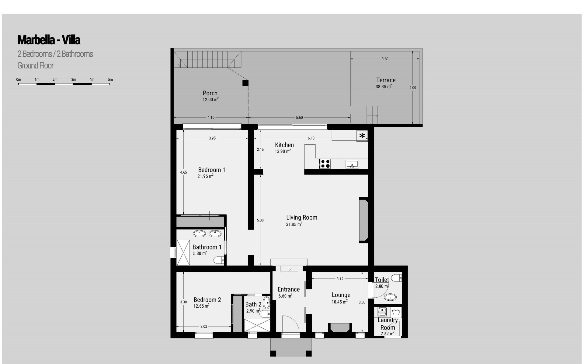 Scandi-style design bungalow in the beachfront Oasis Club on Marbella's Golden Mile. · Photo 59