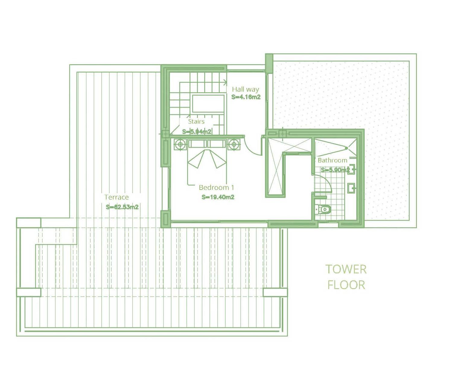 Stylowy i jasny dwupoziomowy penthouse w Cortijo del Golf na New Golden Mile · Zdjęcie 42
